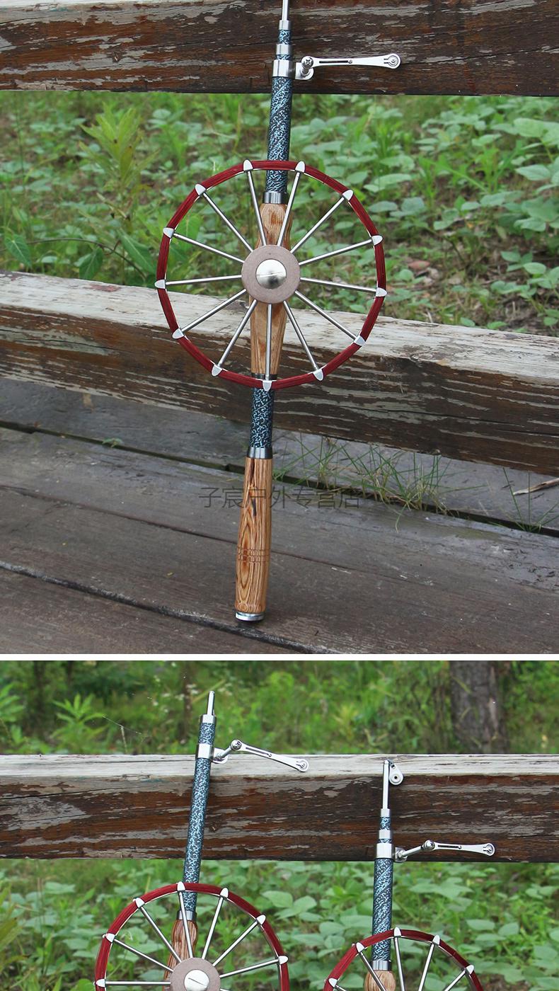 新款碳素甲鱼枪锚鱼竿打甲鱼杆全套钓鳖枪打鳖竿轮盘钓钩配件升级 四