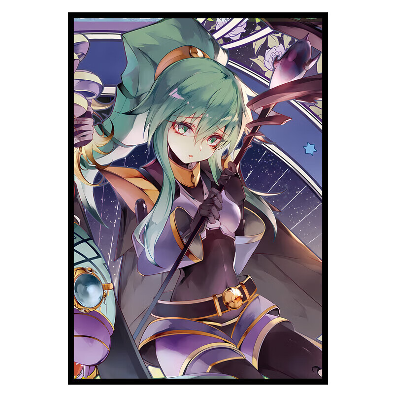 游戏王卡片卡套妹套圣殿的水遣灰流丽直播双子闪刀姬卡牌保护官套尺寸