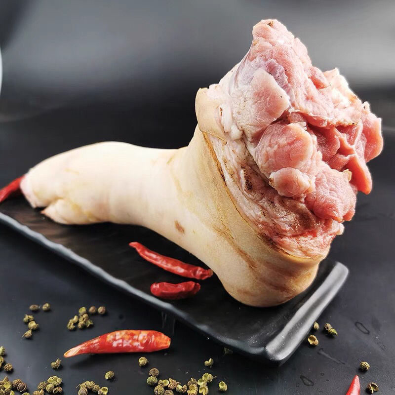 新鲜整只猪前腿带筋猪脚带猪肘猪蹄髈生鲜速冻腊猪腿食材冷链 团建
