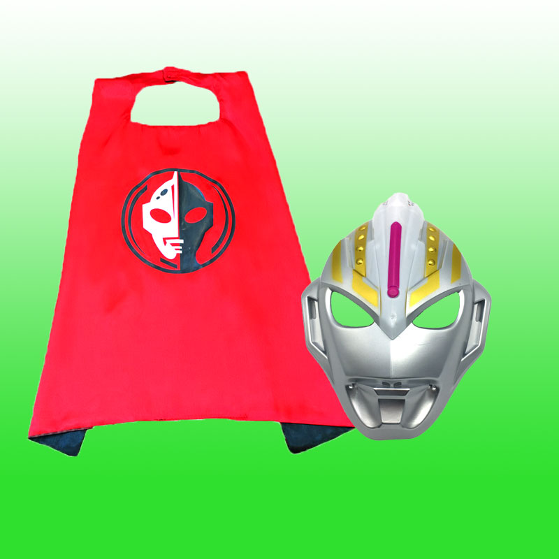 奥特曼发光面具布鲁罗索欧布雷欧奥特曼声光剑披风 发光布鲁 披风