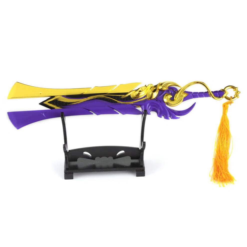 关羽武圣李信原初逐梦武器模型韩信街头霸王金属玩具 李信一念神魔19