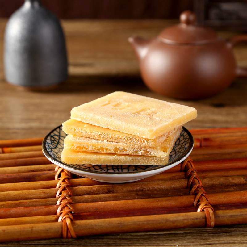 何氏百草梨膏糖 薄荷糖手工熬制 润喉糖砂板糖1盒10包 30 5【图片