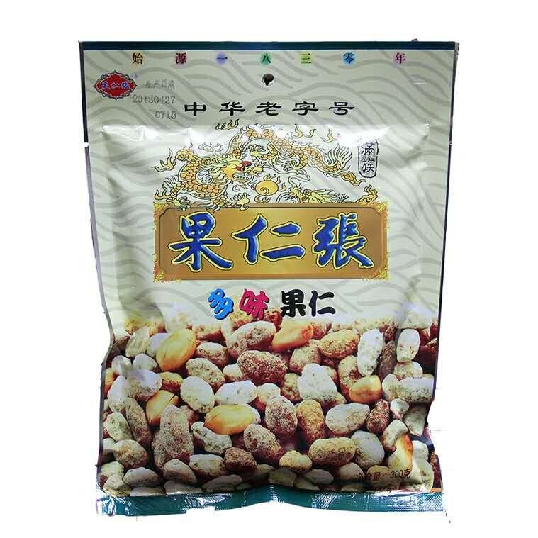 果仁张300g天津果仁张多味果仁花生仁糖果仁可可小吃零食品300g