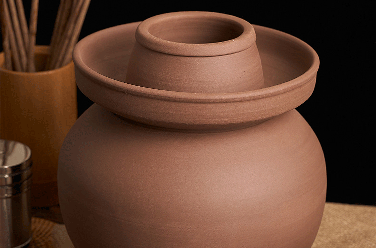 陶瓷泡菜坛子土陶大小号加厚酸菜腌菜缸咸鸭蛋瓶罐全无釉土陶5斤装水