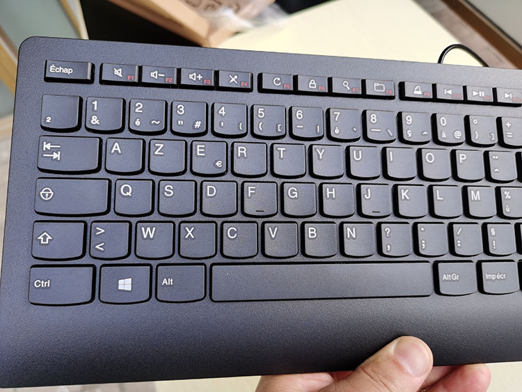 原装 新 联想 法国 法语键盘 法文 电脑键盘 usb 接口 ps2 联想法文.