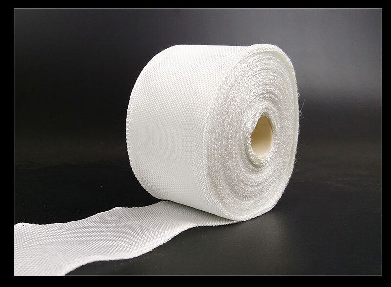 防火耐高温玻璃纤维布丝带玻纤布缠绕带保温管道隔热带高密度15cm宽15