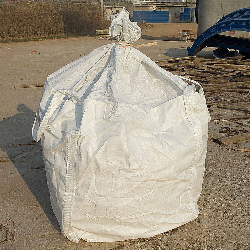 小型吨袋铁件钢球包铸造件坚固耐磨下卸料口吨包高空吊沙包封口布平底