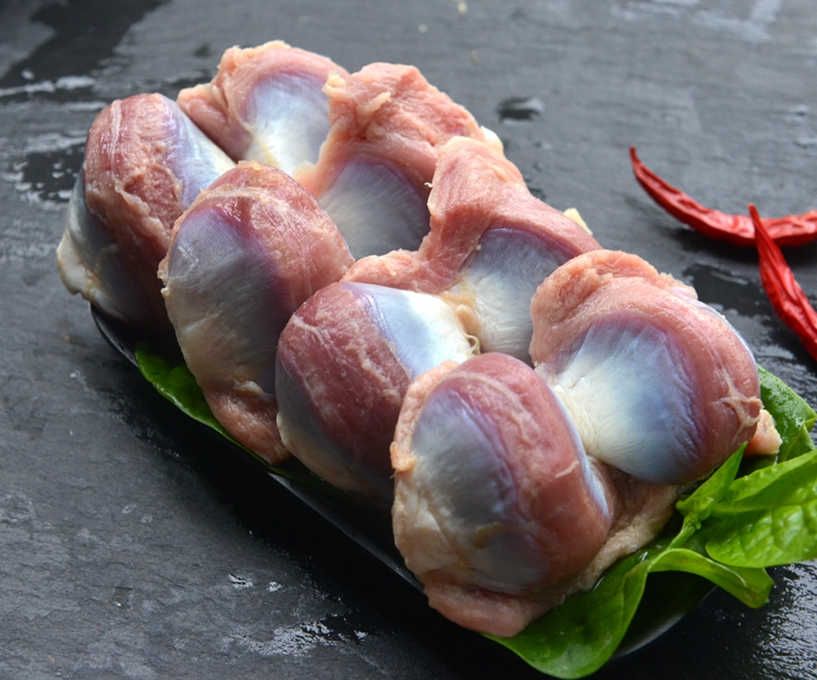 鲜冷冻鸭胗冷冻生鸭珍冰冻生鲜鸭胗鸭肫 4斤