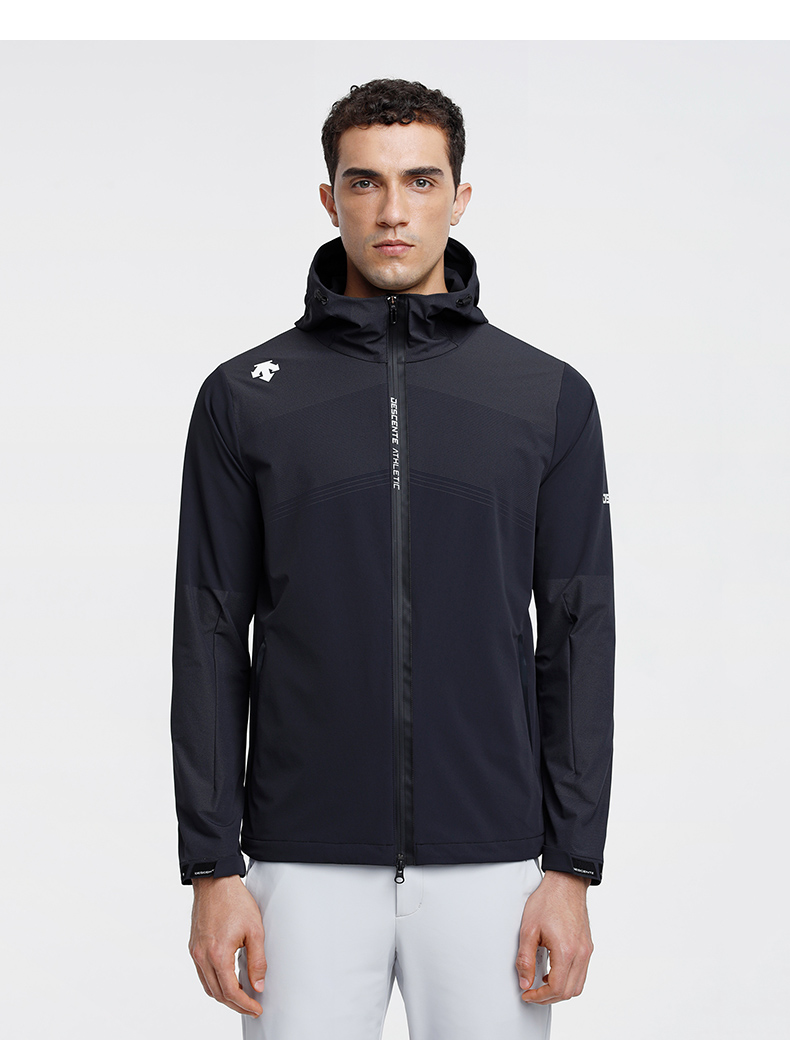 descente迪桑特training男子运动训练梭织外套d1131twt52浅灰色lg3xl