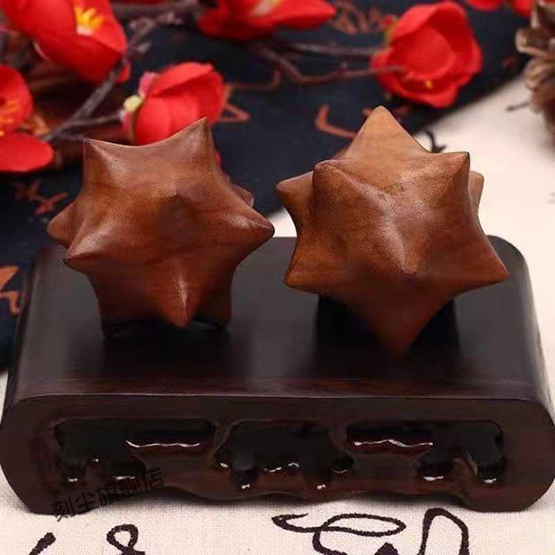 花椒木把玩 花椒木健身球手球木手球老年健脑练手球手揉球锻炼手指