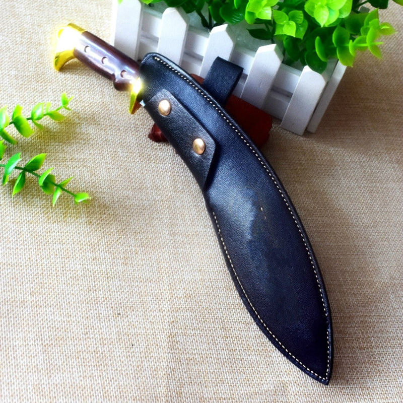 【防身兵器库】周边战龙尼泊尔军刃未大号30兵器库模型 马来剑30厘米