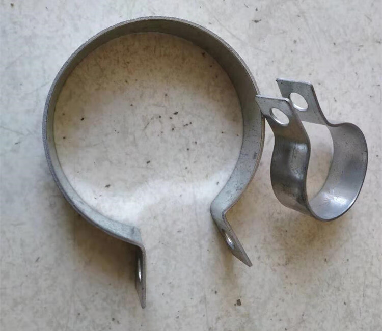 加厚镀锌接地管卡 静电管u型吊卡吊环头夹钢管跨接卡子dn15-dn150 4分