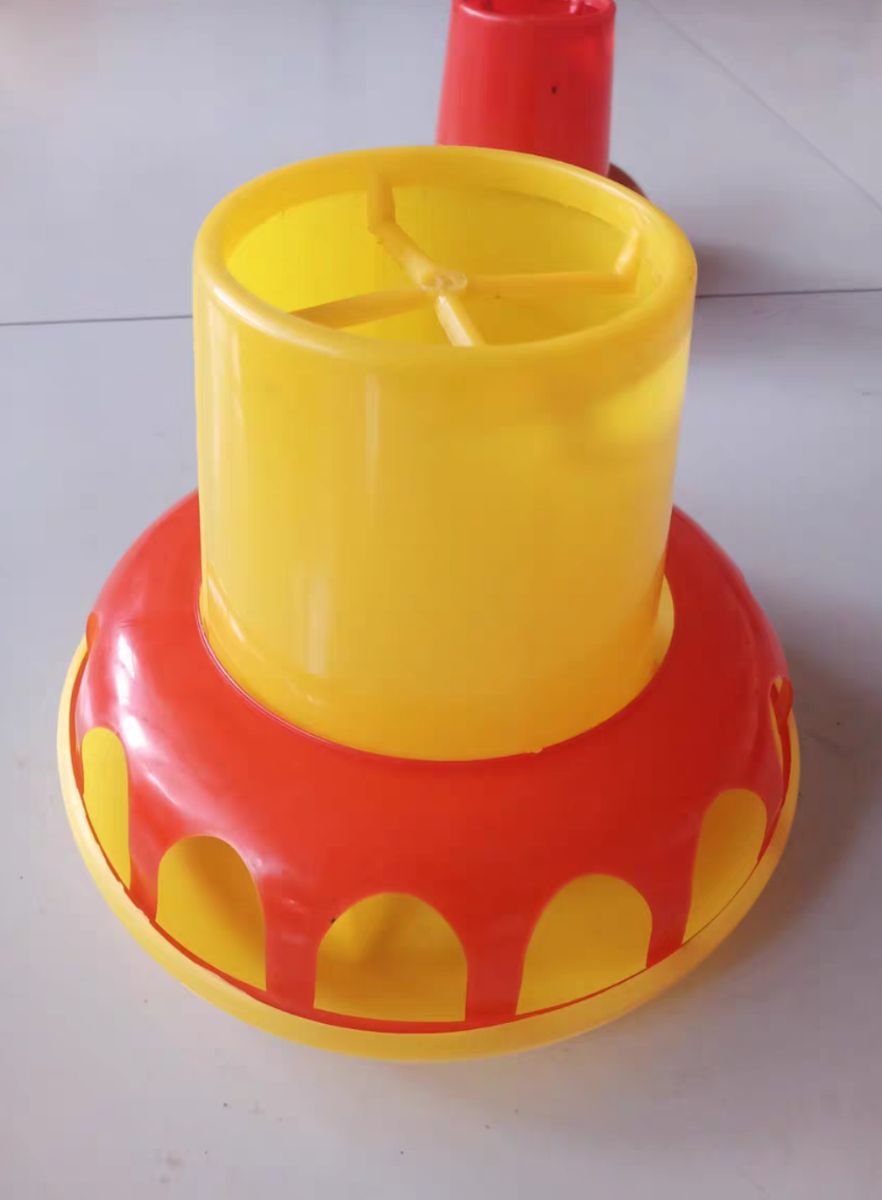 小鸡饮水器 鸡用料桶鸡水壶饲料桶养鸡设备 鸡鸭鹅加厚食槽水槽 1公斤