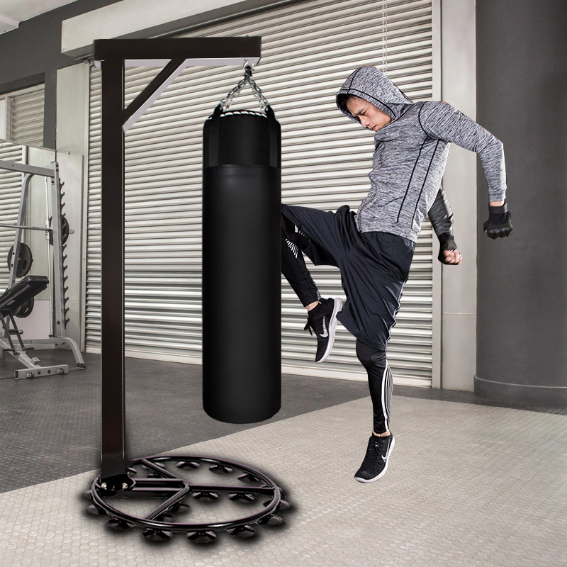 1米架子立式家用健身训练器材沙包散打吊式成人拳击支架款式二无沙包