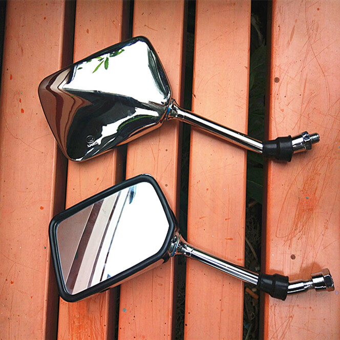 适用于摩托车后视镜 大龟王本田太子后视镜倒车镜反光镜新大洲正反丝