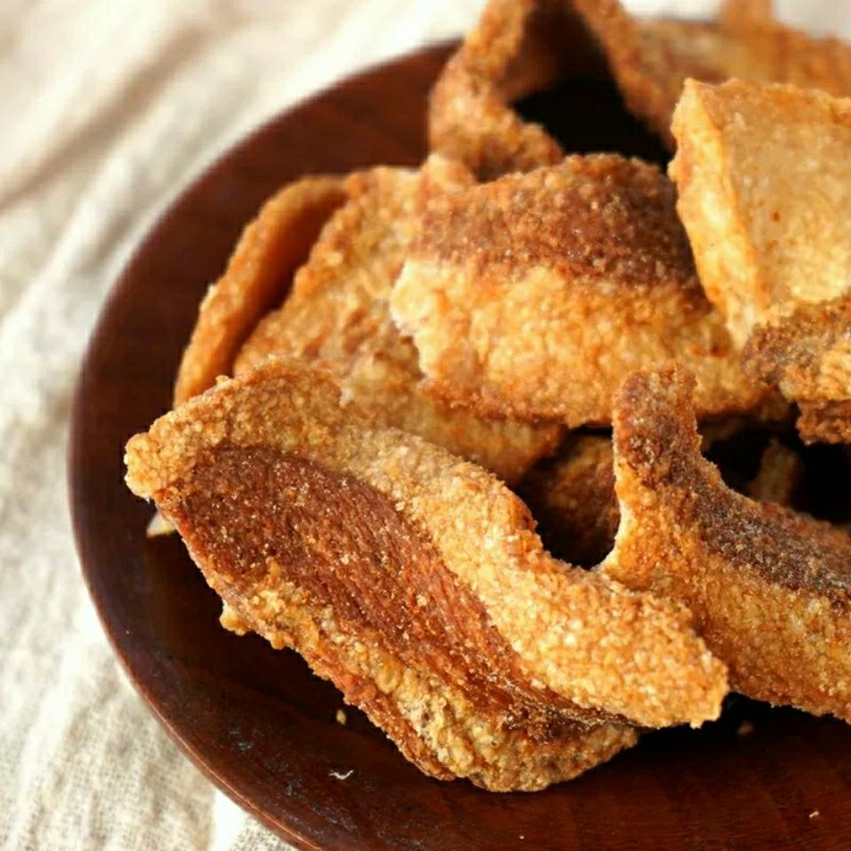 椒盐肉渣酥脆猪油渣零食小吃特产酥炸五花肉下酒菜油脂渣 椒盐肉渣200