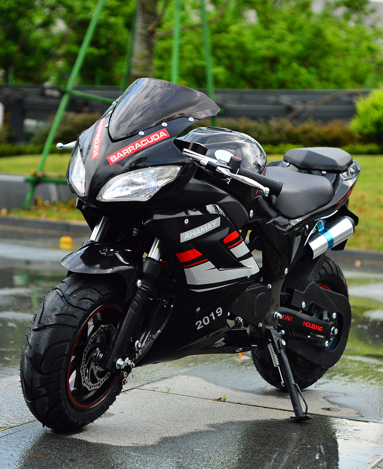 儿童摩托车汽油二冲大马力号小型迷你小赛跑车小摩托机车49cc50燃