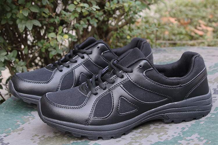 作训鞋夏季新式作训鞋男黑色胶鞋解放超轻跑步鞋训练鞋耐磨军训鞋子16