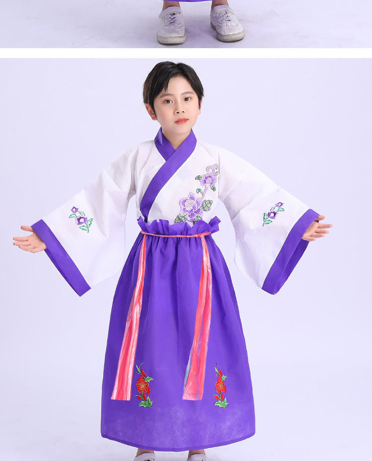 男女童环保衣服环保服装儿童时装秀定制联名款 女款纱网粉色汉服 头饰