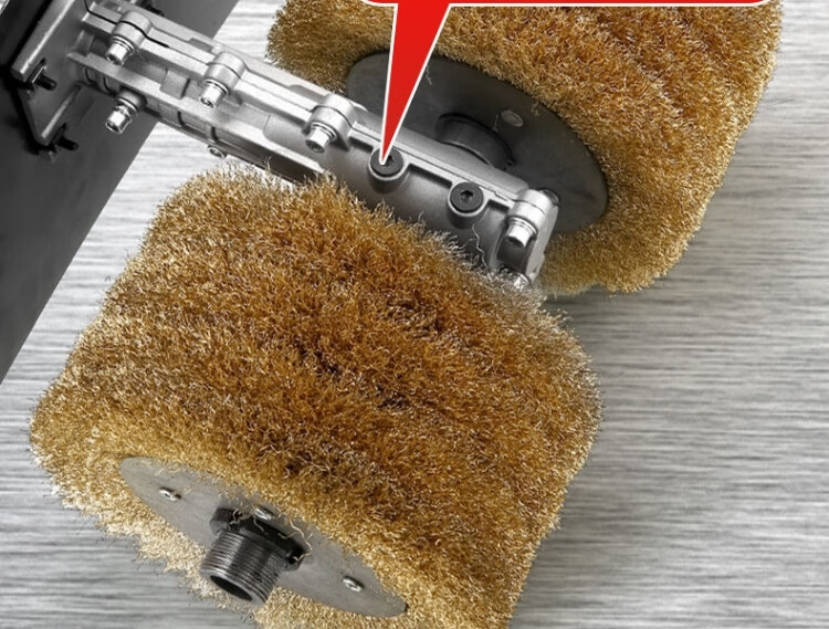 打磨电动工具除锈打磨机手持式混泥土长杆彩钢瓦钢丝轮刷抛光神器