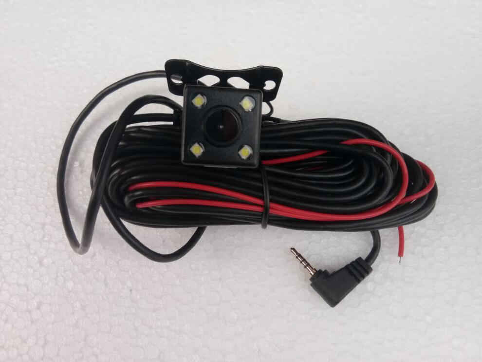 适用于凌度行车记录仪防水后摄像头4针5针流媒体后视加长后拉线倒车5
