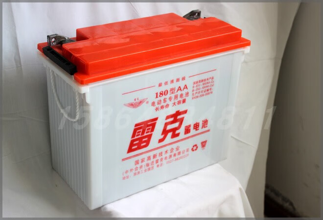 雷克电动三轮车四轮车牵引动力型铅酸蓄电池12v水电瓶200型180ah 160