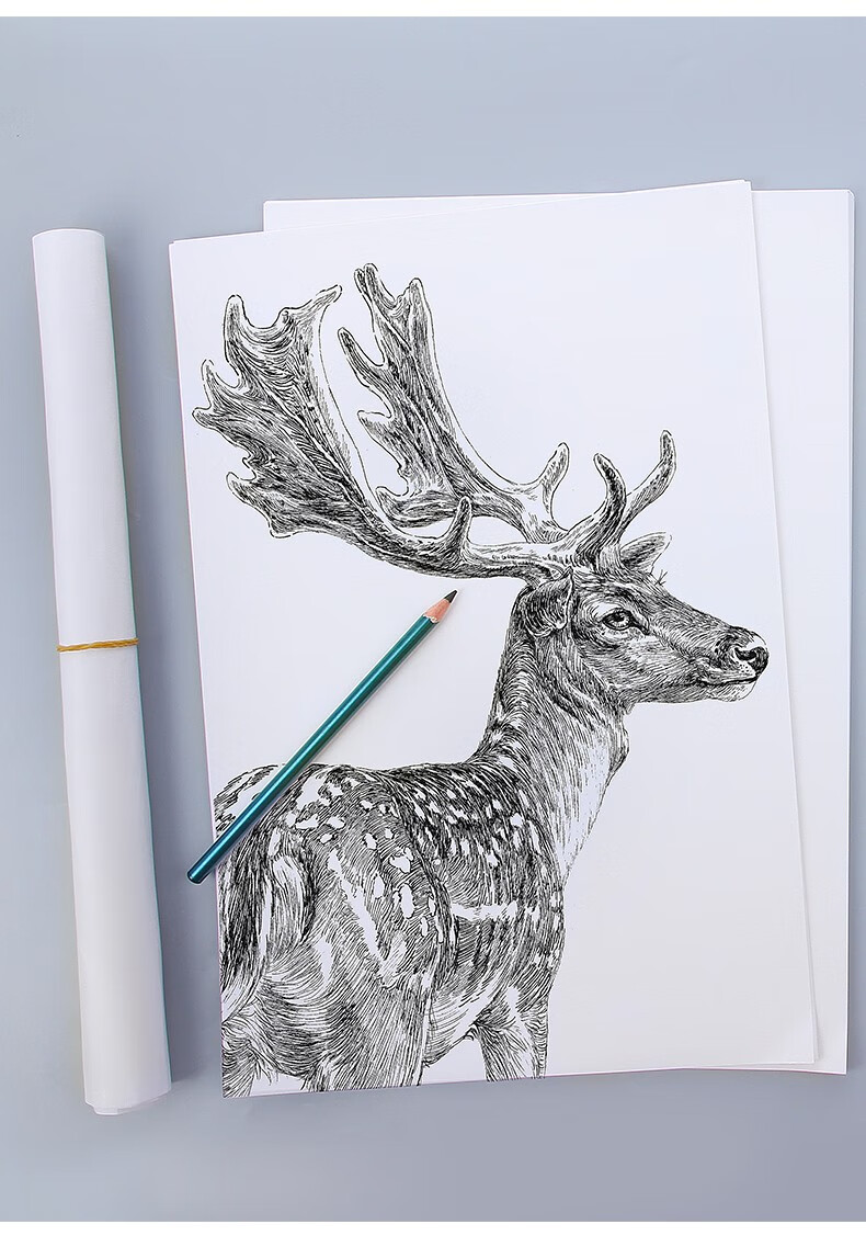 学生用速写纸160克180克200克4开8k绘画纸画画纸素描画纸水粉纸水彩纸