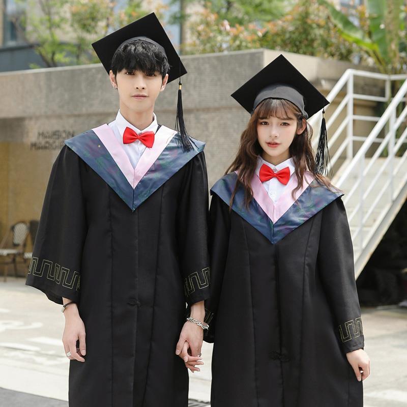 博士学位服学位学士服毕业礼服大学生男女学院风工科本科文科硕士博士