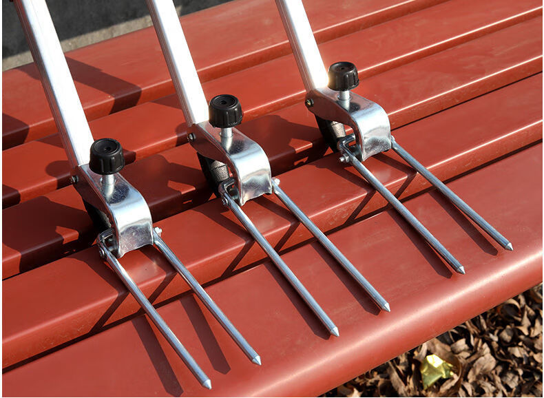 1721米铝合金鱼竿炮台支架钓鱼支架手竿台钓竿架带地插垂钓用品不锈钢