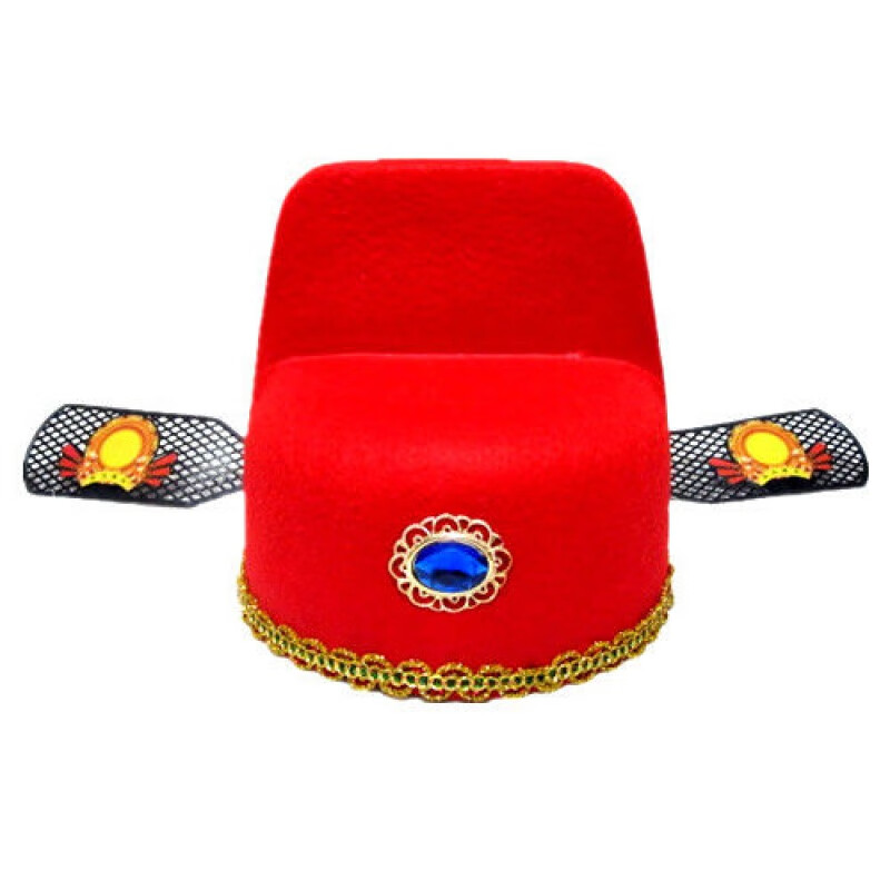 乌沙帽戏曲乌纱帽戏剧官帽戏服丑官帽点绸帽翅七品芝麻官帽县官帽子