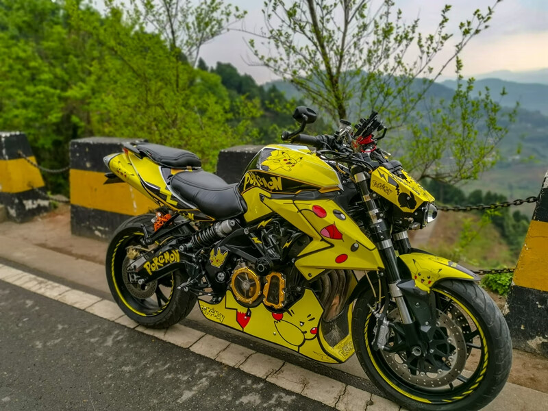 黄龙600摩托车版画贝纳利bj bn tnt贴纸摩托全车贴膜贴花版花拉花 4号