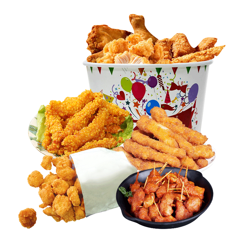 芮瑞全家桶炸鸡半成品油炸小吃小食冷冻半成品炸鸡全家桶16kg