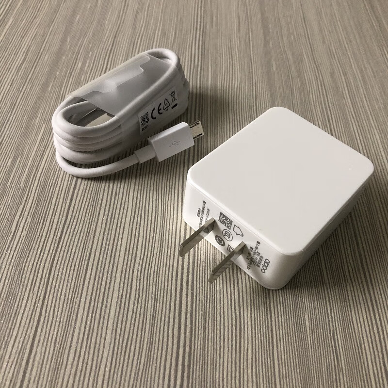 oppoa8包装盒子a8充电器数据线a8充电头盒子全套配件 普通厚胶套