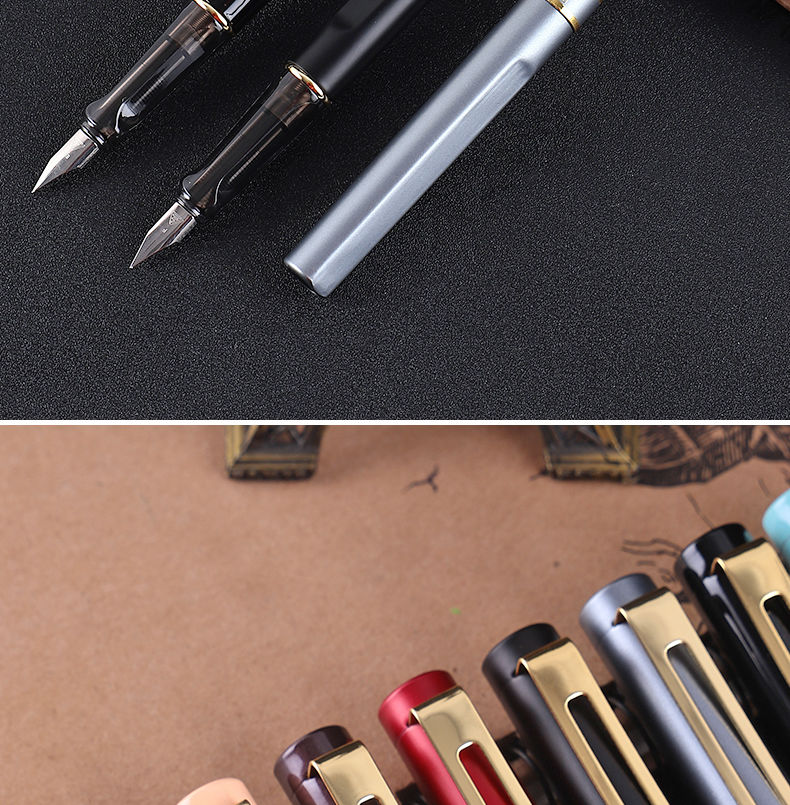 【三支装】烂笔头钢笔8037三年级小学生成人练字书法可吸墨换墨囊