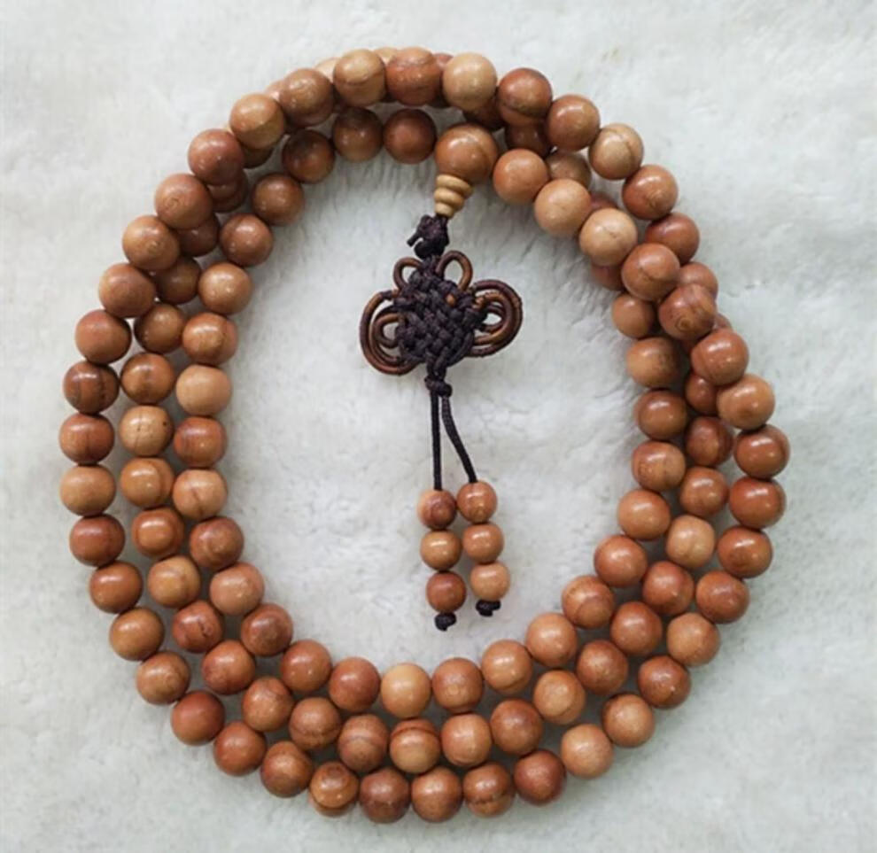桃木手串木雕男女手链护身原色护身手链天然物语 直径0.