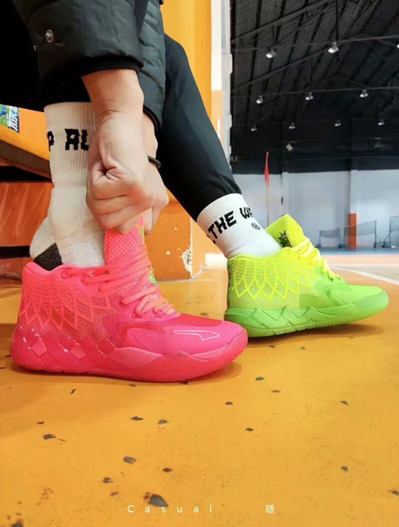 01篮球鞋鸳鸯缓震耐磨实战男子运动鞋nike耐克 红绿鸳鸯 39【图片