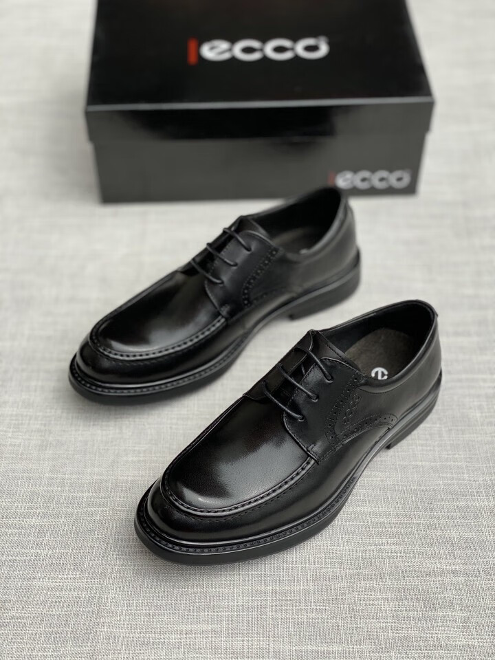 爱步(ecco)男鞋商务正装皮鞋一脚蹬牛皮德比鞋简约复古潮流休闲皮鞋