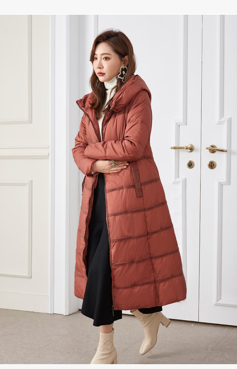 亦朵羽绒服女长款高端品牌加厚过膝羽绒服女长款2020年冬装新款休闲白