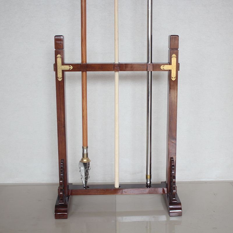 十八般兵架立式春秋关公大刀架怅枪架多孔家用落地实木兵架子 胡桃木