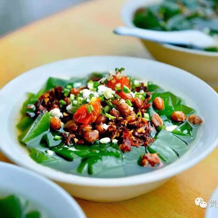 神仙绿豆腐叶凉粉臭黄荆腐俾新鲜树叶重庆特产 3袋粉 说明书(可以做6