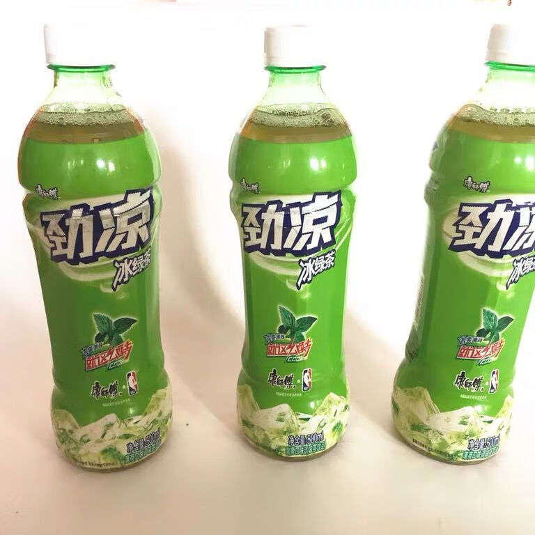 康师傅劲凉冰绿茶 康师傅劲凉冰绿茶 冰红茶500ml*15瓶 两种口味混合