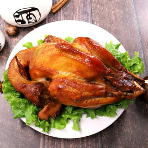 大东北熏鸡750g特产美食肉食熟食即食真空烧鸡正宗烧鸡整只烤鸡3只