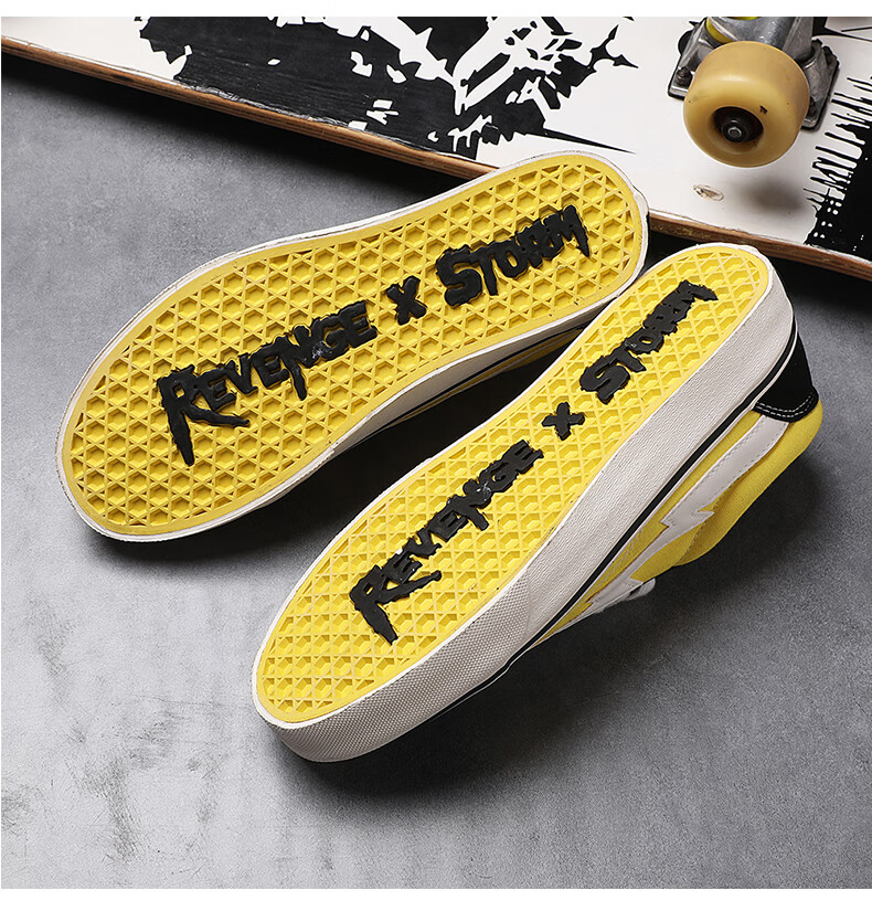 复仇风暴闪电鞋复仇风暴revengexstorm闪电鞋低帮帆布鞋男士休闲板鞋