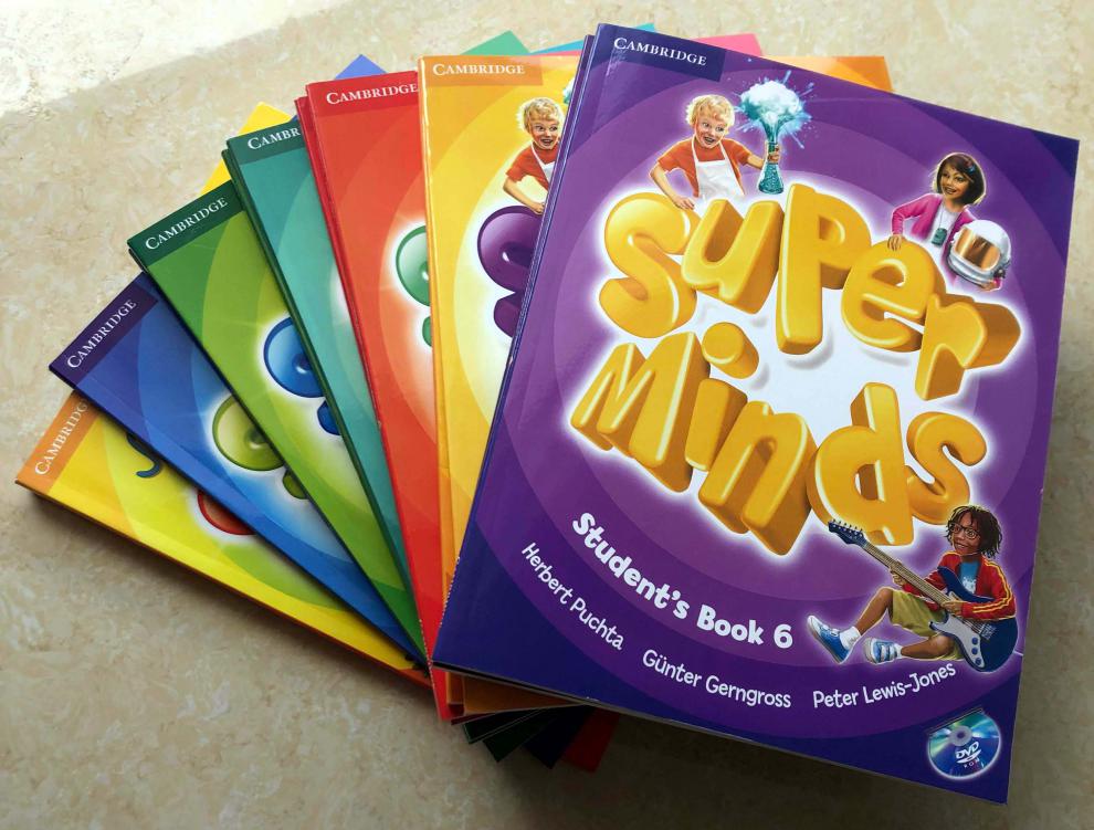 《乐恩图书1剑桥少儿英语教材super minds英版superminds 0-6级别教学