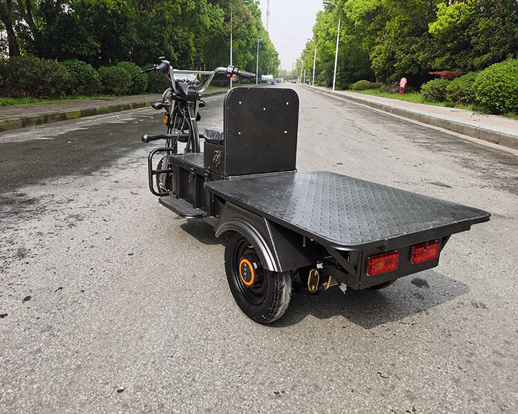 巨霸新款载重王三轮车大力神电动车送快递车拉货载货60-72v专用车