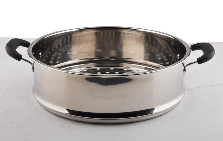 蒸笼蒸屉不锈钢家用蒸层蒸格屉子电锅炒锅蒸锅笼屉火锅蒸篦 32高厚