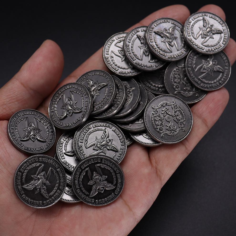 斗罗大陆武魂币金魂币银魂币铜魂币珍藏版一袋15个18个合金模型 武魂