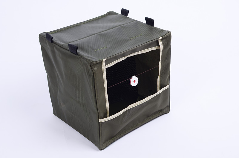 弹弓靶箱耐打加厚消音布收集回收靶箱弹工练把箱弹弓靶子鸡头靶心带