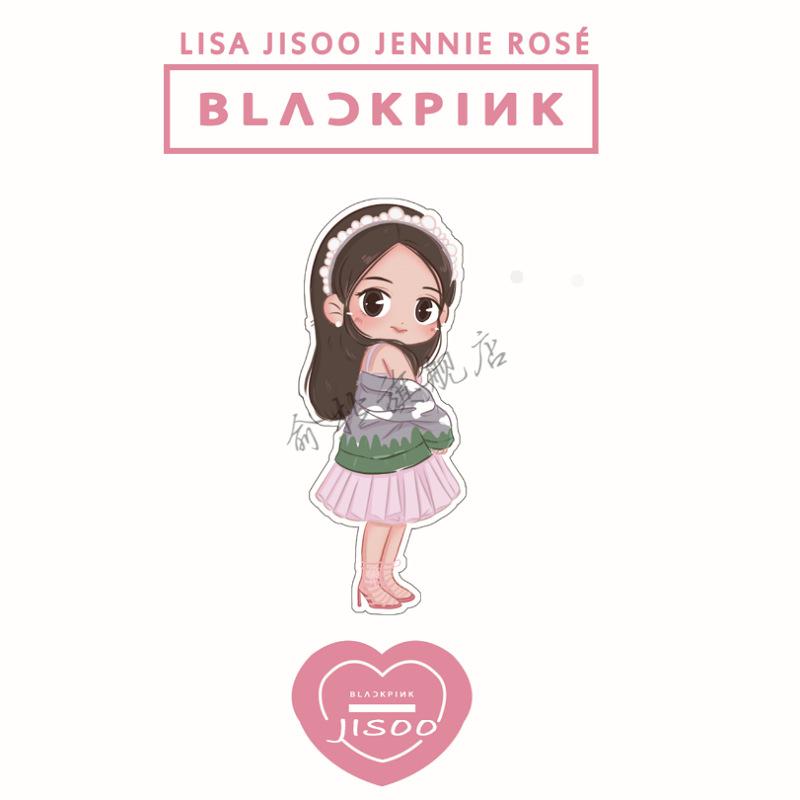 blackpink周边立牌blackpink12厘米q版立牌lisa金智妮jennie朴彩英