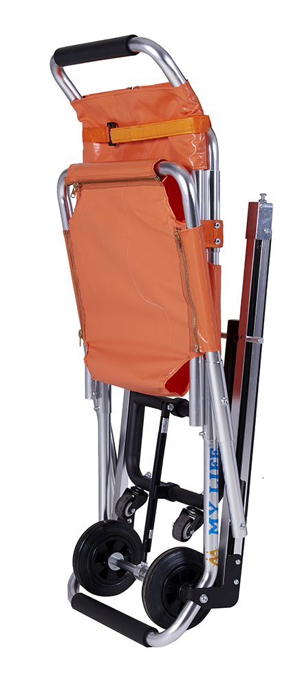 善易器械店 楼梯担架铝合金楼梯担架上下楼转移担架轮椅急救可折叠